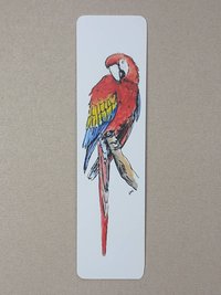 Animal Bookmark, Meerkat Bookmark, Giraffe Bookmark, Macaw Bookmark, Hedgehog Bookmark, Ferret Bookmark
