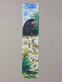 Animal Bookmark, Meerkat Bookmark, Giraffe Bookmark, Macaw Bookmark, Hedgehog Bookmark, Ferret Bookmark