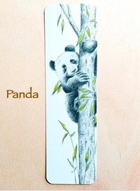Animal Bookmark, Lion Bookmark, Cheetah Bookmark, Mouse Bookmark, Panda Bear Bookmark, Big Cat Bookmark