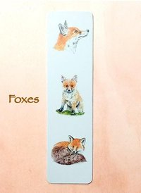 British Mammals Bookmark, Hedgehog, Badger, Fox, Dormouse, Otter, Stoat, Pine Marten, Rabbit, Wood Mice, Harvest Mice