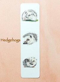 British Mammals Bookmark, Hedgehog, Badger, Fox, Dormouse, Otter, Stoat, Pine Marten, Rabbit, Wood Mice, Harvest Mice