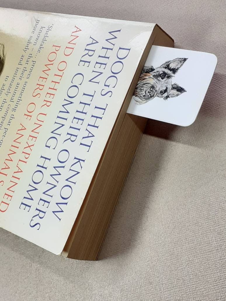 Terrier Bookmark, Staffie Bull Terrier, Westie, English Bull Terrier, Scottish Terrier, Jack Russell, Yorkshire Terrier, Border Terrier