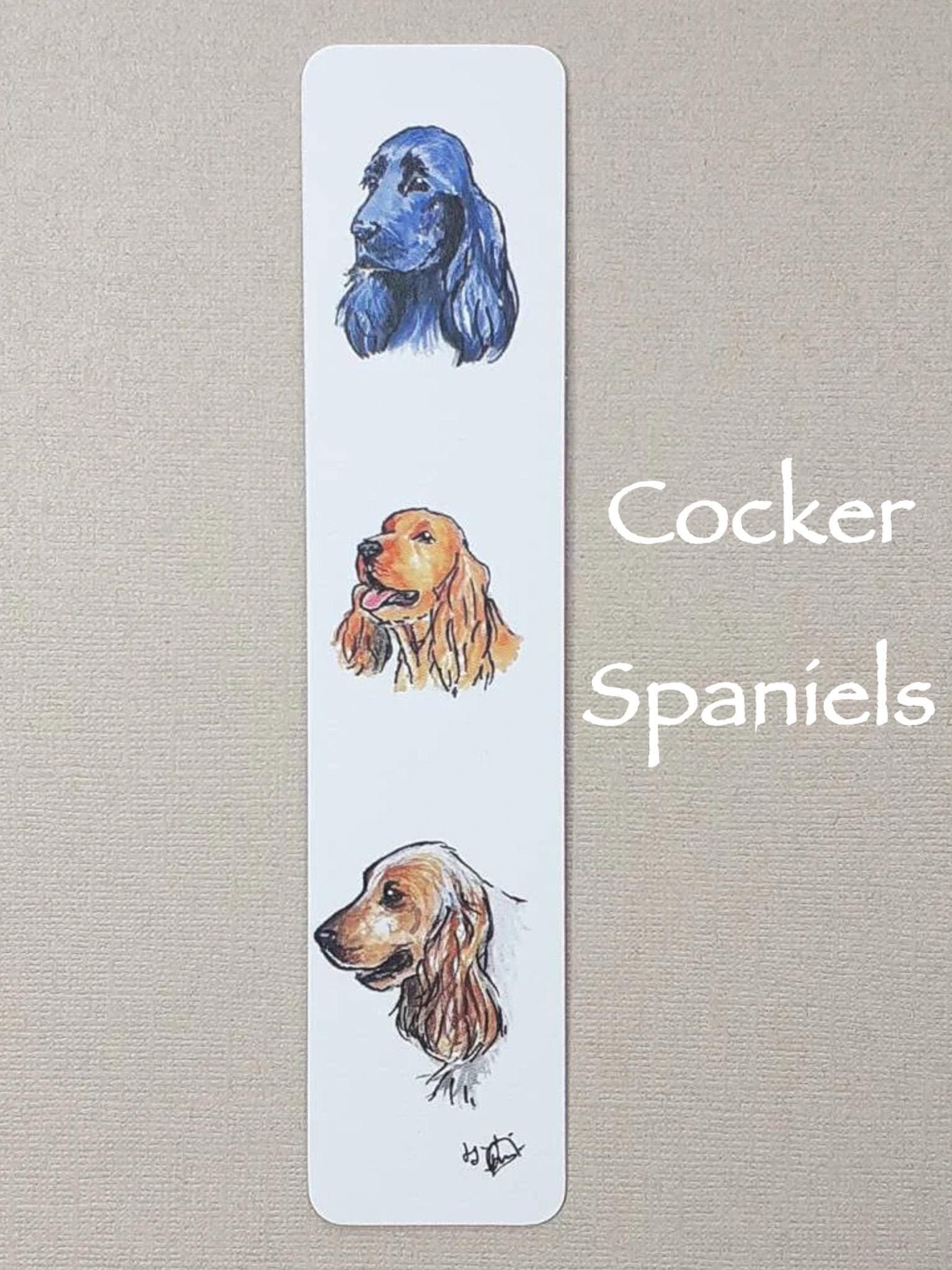 Dog Bookmark, Springer Spaniel, Cocker Spaniel, Cavalier King Charles Spaniel, Labrador, Pug, Lurcher, Border Collie, Boxer, German Shepherd