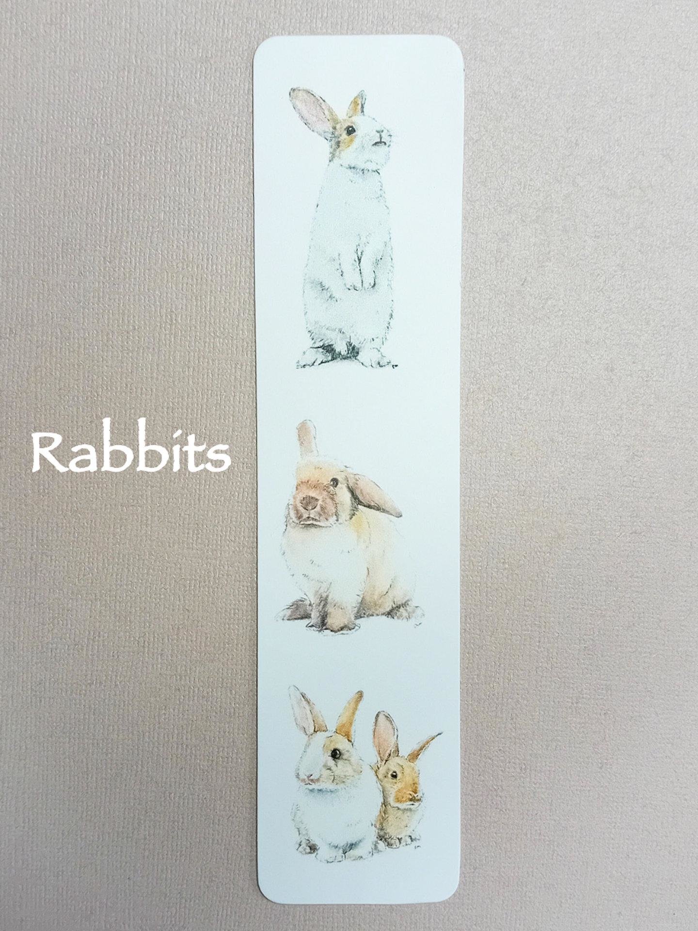 Little Pet Animal Bookmarks, Hamster Bookmark, Rabbit Bookmark, Rat Bookmark, Guinea Pig Bookmark, Pet Bookmark