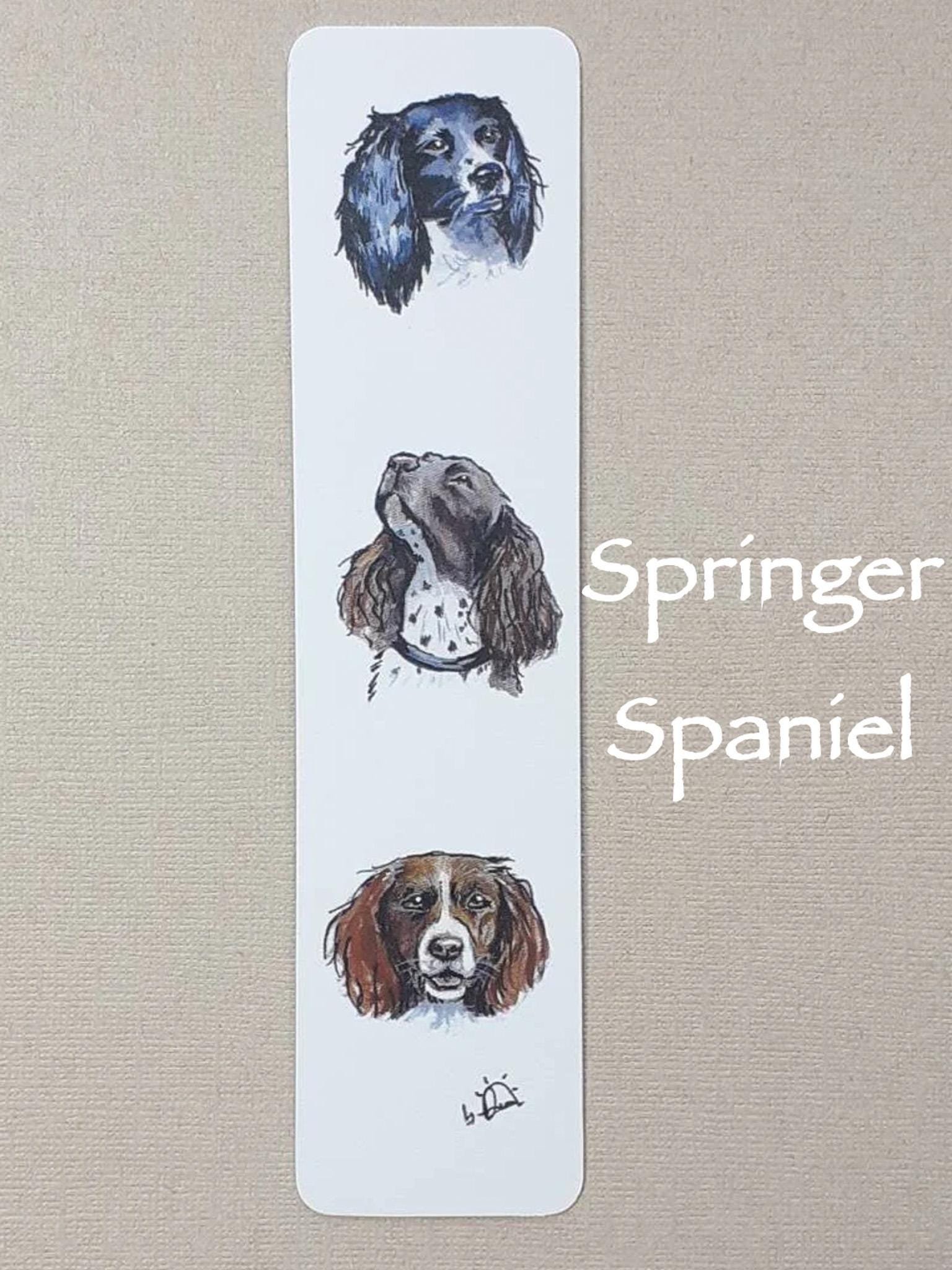 Dog Bookmark, Springer Spaniel, Cocker Spaniel, Cavalier King Charles Spaniel, Labrador, Pug, Lurcher, Border Collie, Boxer, German Shepherd