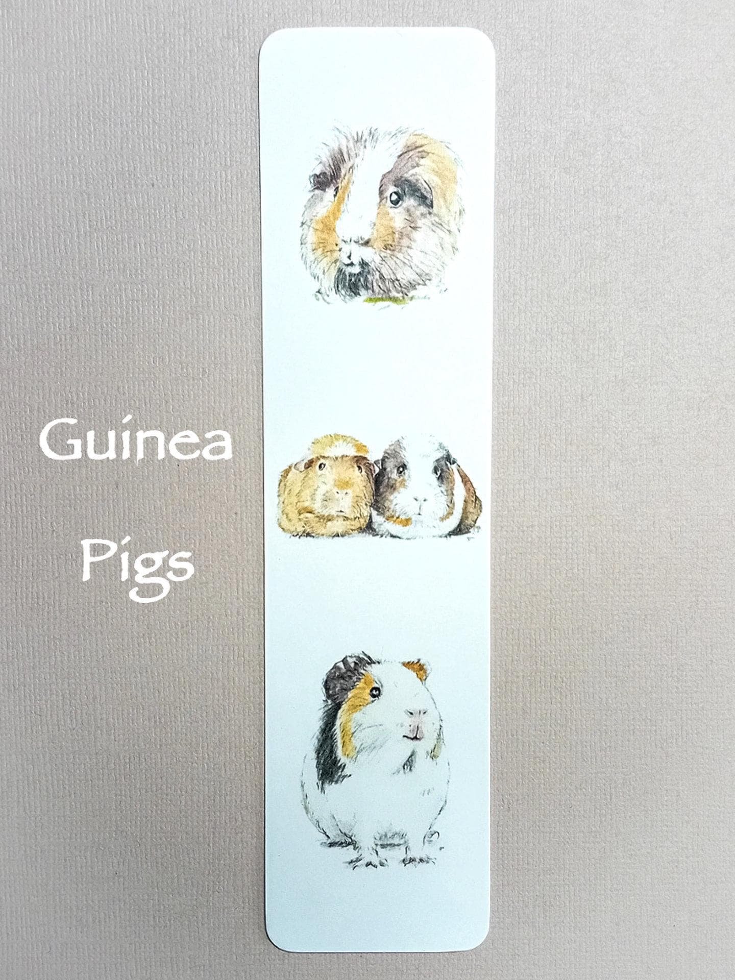 Little Pet Animal Bookmarks, Hamster Bookmark, Rabbit Bookmark, Rat Bookmark, Guinea Pig Bookmark, Pet Bookmark