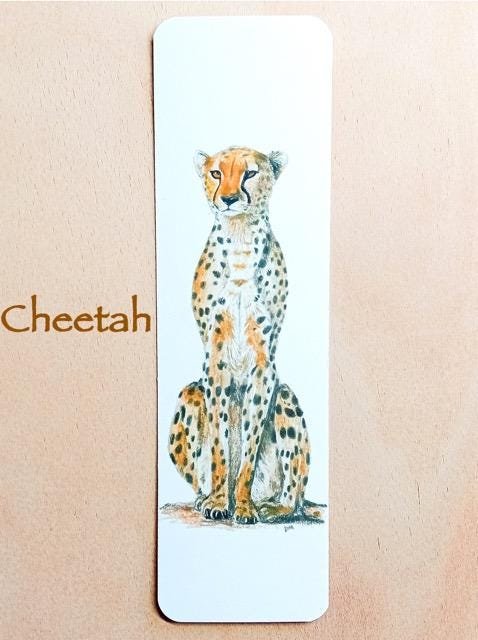 Animal Bookmark, Lion Bookmark, Cheetah Bookmark, Mouse Bookmark, Panda Bear Bookmark, Big Cat Bookmark