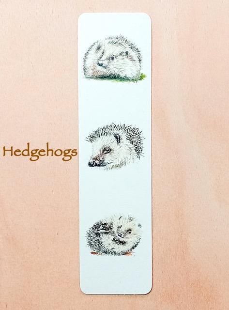 British Mammals Bookmark, Hedgehog, Badger, Fox, Dormouse, Otter, Stoat, Pine Marten, Rabbit, Wood Mice, Harvest Mice