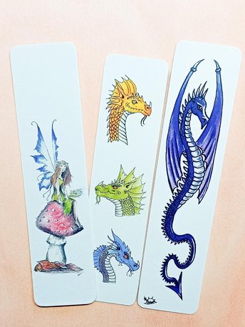 Dragon Bookmark, Fairy Bookmark