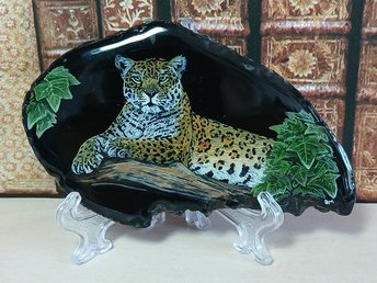 Jaguar Agate Painting